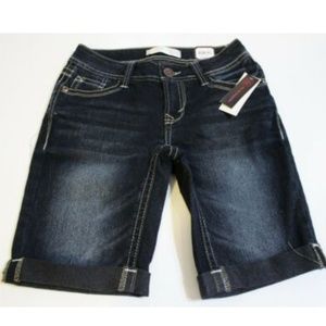 No Boundaries Blue Jean Bermudas Jr Size 1